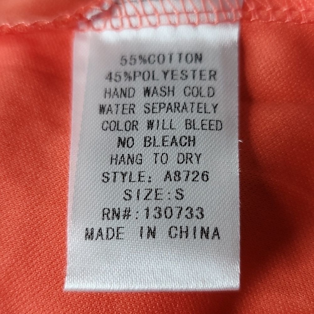 Umgee‎ Orange Lace Long Bell Sleeve Dress - Picture 8 of 8